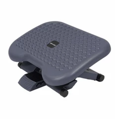 Voetsteun voor Onder Het Bureau 6 in Hoogte Verstelbare Houten Voetsteun voor op Het Werk Ergonomische Voetenbank met Massageoppervlak voor Onder Het Bureau op Het Werk(Zwart