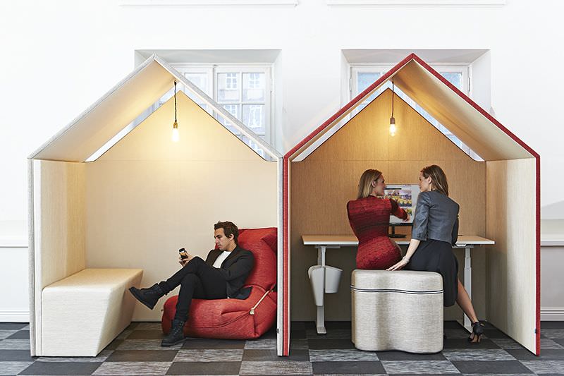 Akoestische werkplek de Hut