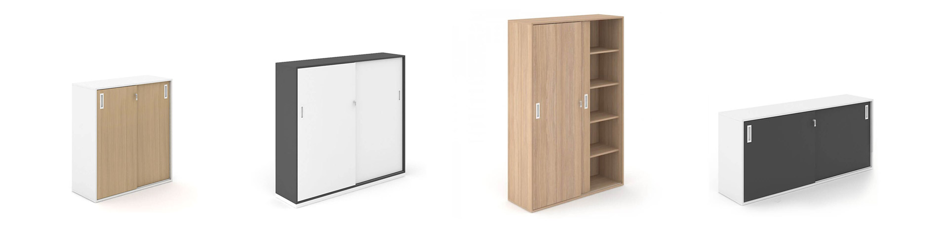 houten schuifdeurkasten in verschillende afmetingen en verschillende opties