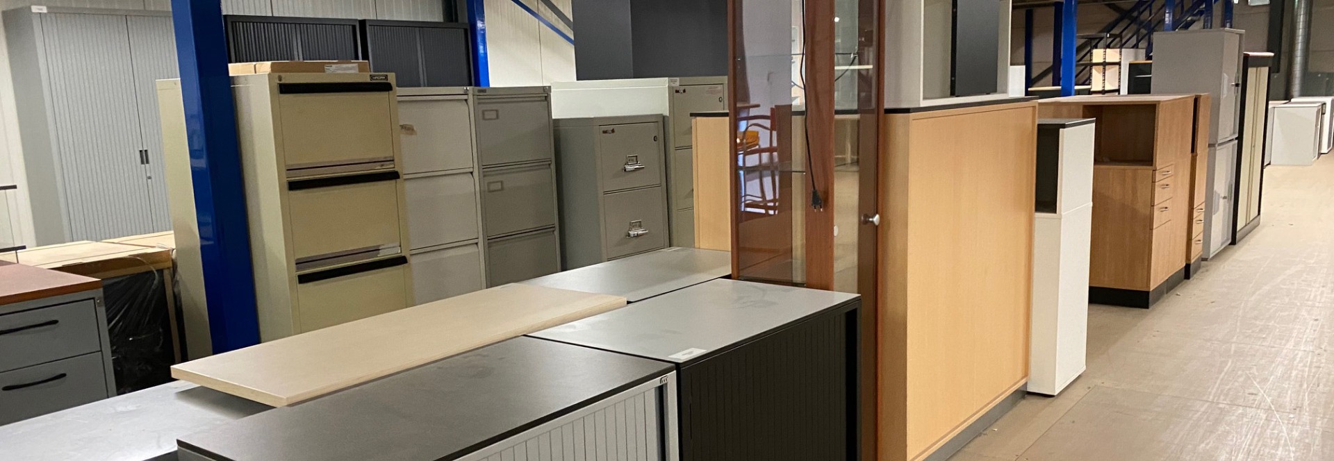 Diverse soorten gebruikte kantoorkasten bij Officetopper