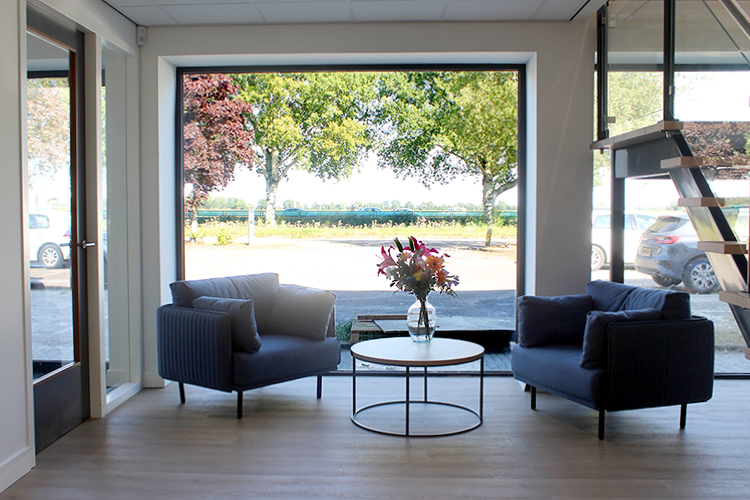 Inrichtring ontvangstruimte