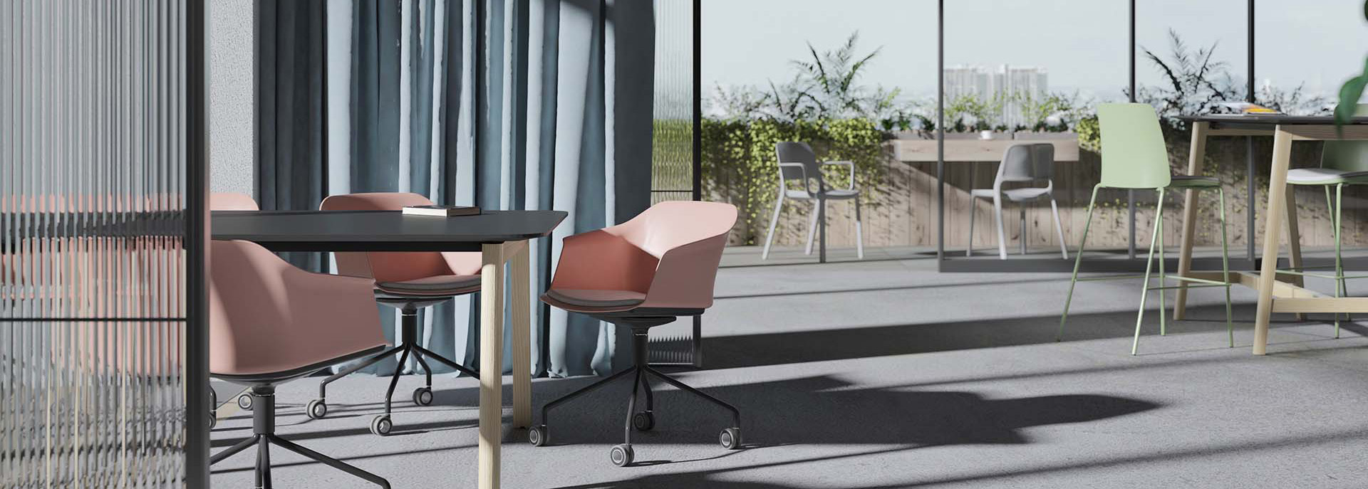 Stijlvolle kantinestoelen voor kantoor