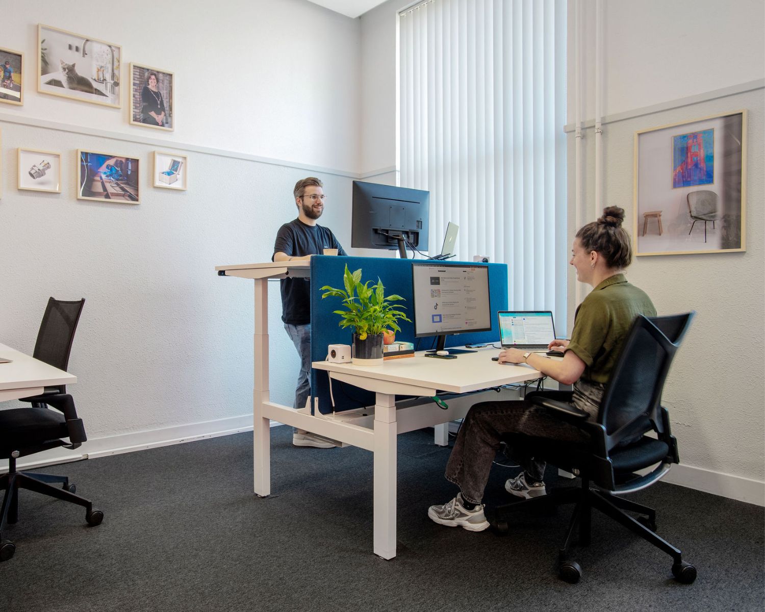 Ontvangstruimte bij BRNDRS