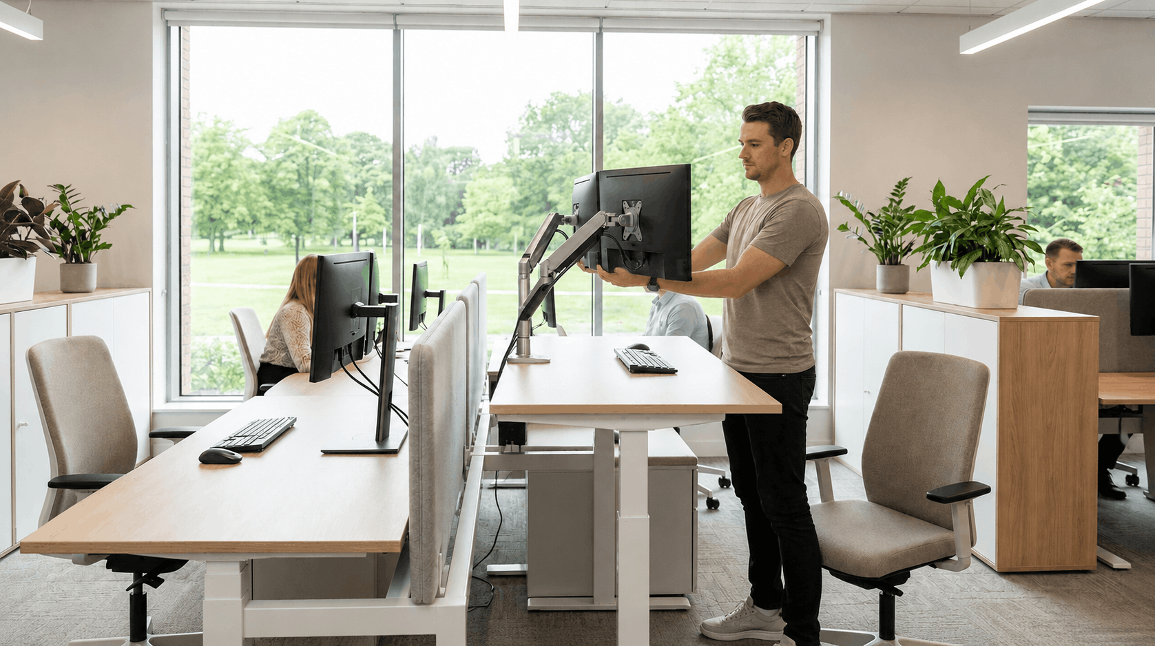 Monitorarm kopen voor een ergonomische werkplek op kantoor