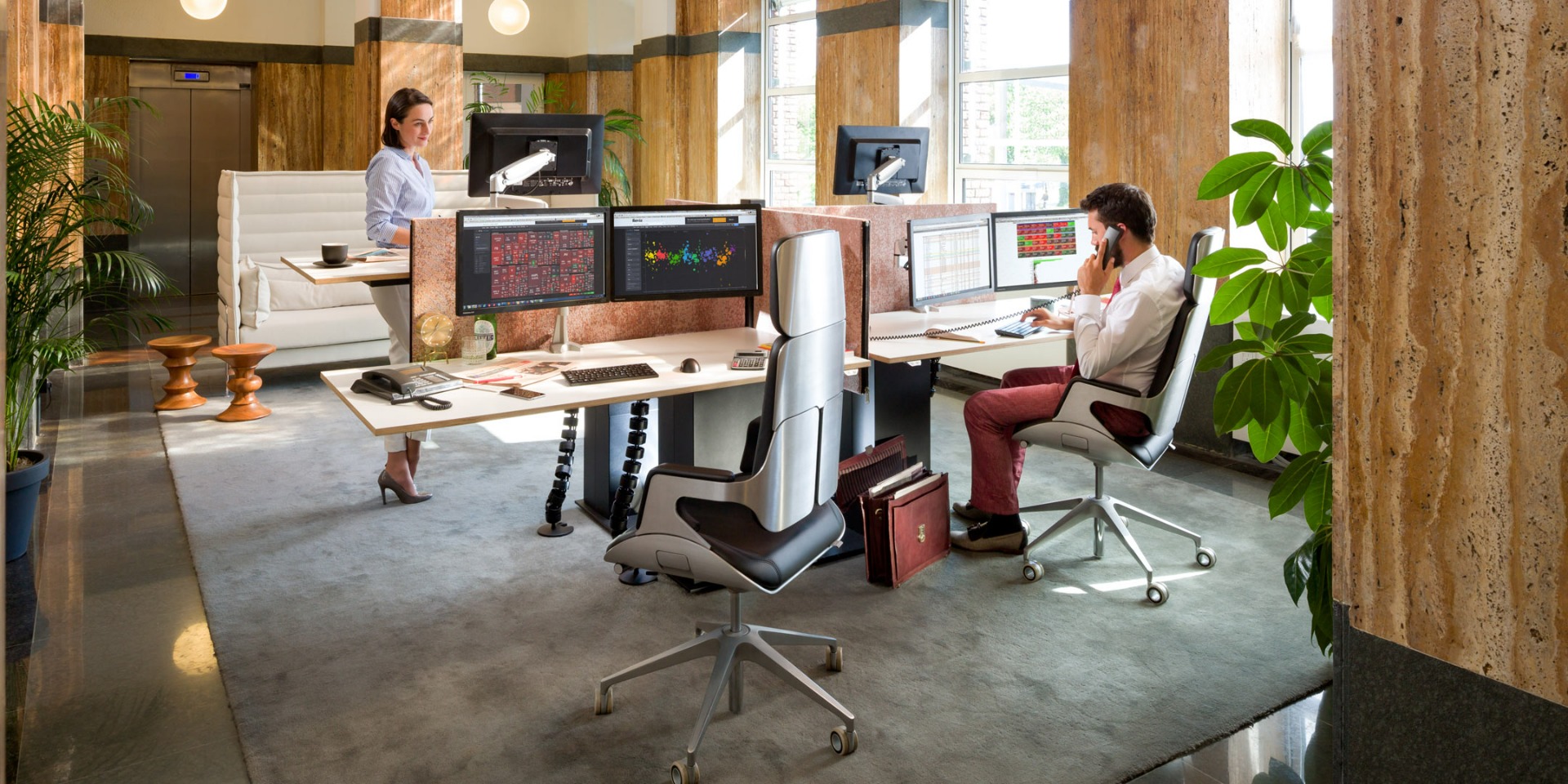 Monitorarmen bestellen bij Officetopper