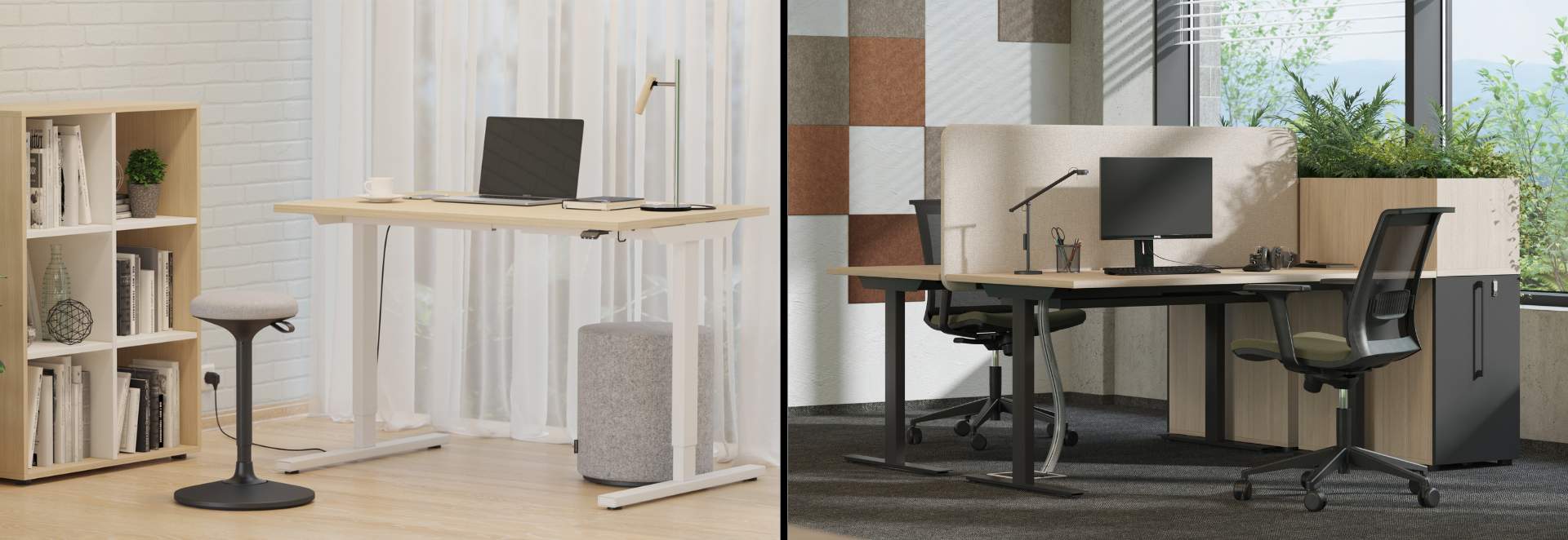 Thuiswerkplek versus kantoorinrichting